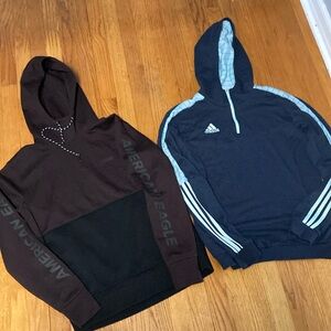 Men’s Hoodies (2) American Eagle & Adidas XS/S